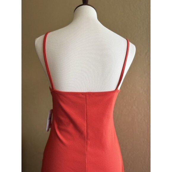 Abound Women's Abound Orange Spice Bodycon Strappy Midi Dress Size M - Picture 7 of 10